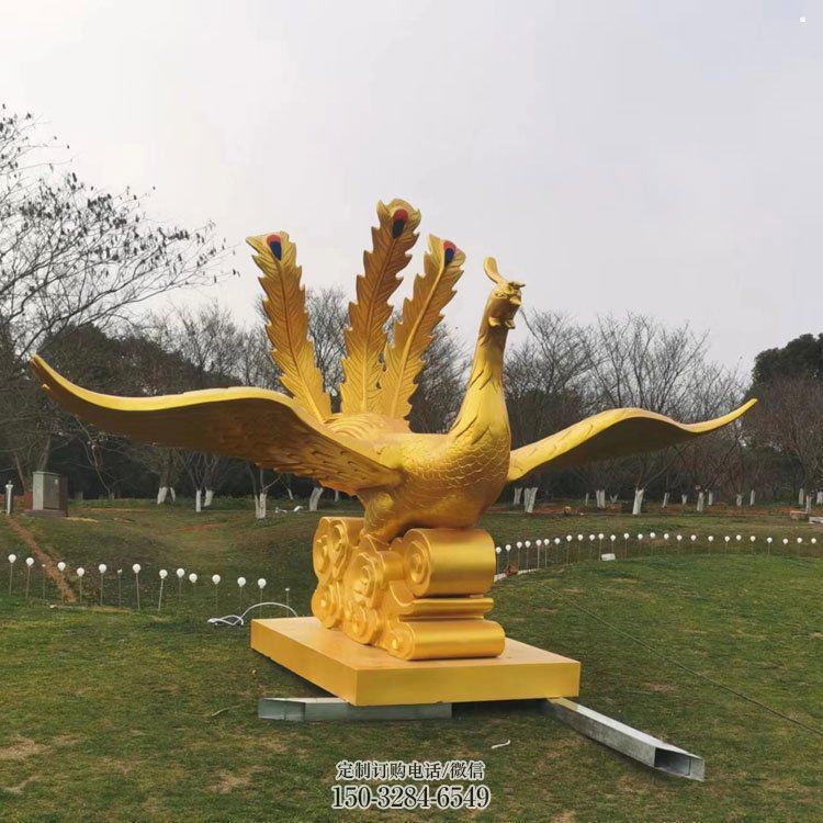 凤凰雕塑展品,花园小品,户外铜凤凰雕塑优选 凤凰雕塑展品,花园小品,户外铜凤凰雕塑优选